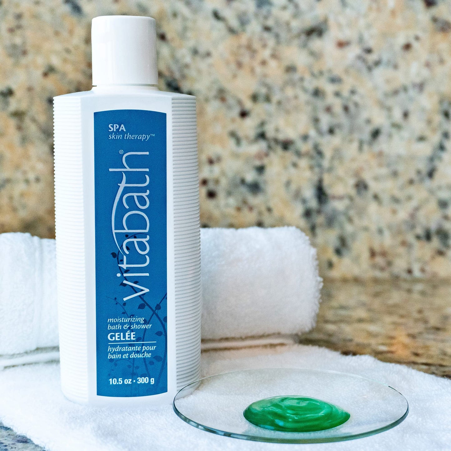 Vitabath ORIGINAL spring green 10.5 oz Moisturizing Bath & Shower Gelée (Sandalwood, 10.5 oz) Beauty & Personal Care Vitabath