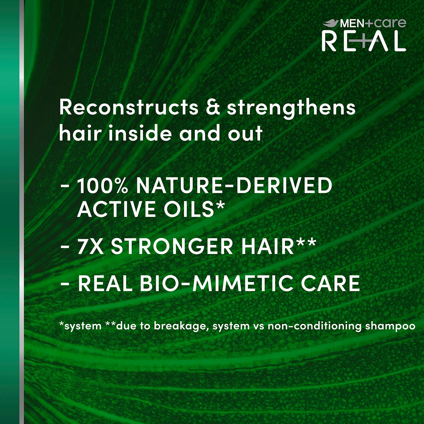 DOVE MEN + CARE Real Bio-Mimetic Care Shampoo For Damaged Hair Reconstruct Sulfate-Free Shampoo With Coco Fatty Acid + Vegan Keratin 10oz Beauty & Personal Care Dove