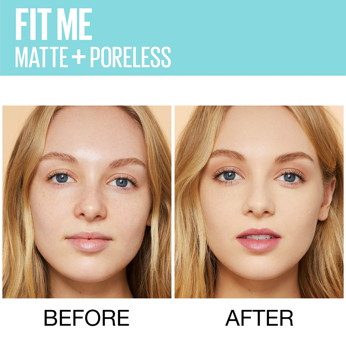 Maybelline New York Fit Me Matte + Poreless Liquid Oil-Free Foundation Makeup, 112 Natural Ivory, 1 Fl Oz x 2 Count