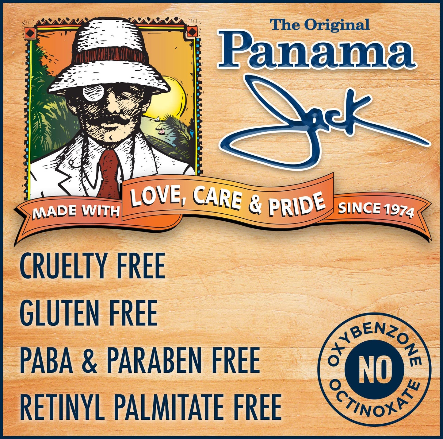 Panama Jack Sunscreen Tanning Lotion - SPF 8, PABA, Paraben, Gluten & Cruelty Free, Antioxidant Moisturizing Formula, Water Resistant (80 Minutes), 6 Beauty & Personal Care Panama Jack