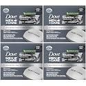 Dove Men + Care Bar Soap Charcoal Clay, 12 Count, 3 in 1 Body Face and Hand Exfoliating, Purifying Bar Soaps for Men, Plant Based with Essential Oils Beauty & Personal Care Dove
