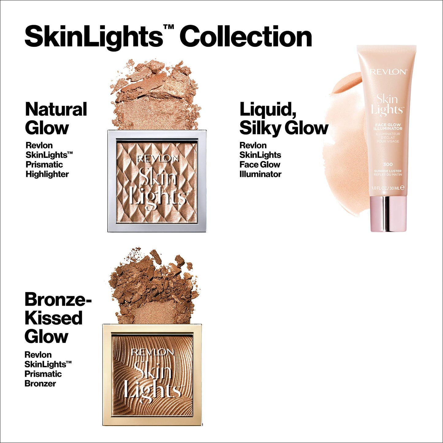 Revlon Skinlights Prismatic Powder Bronzer, Translucent-to-Buildable Coverage, 110 Sunlit Glow, 0.31 oz (Pack of 1) Beauty & Personal Care REVLON