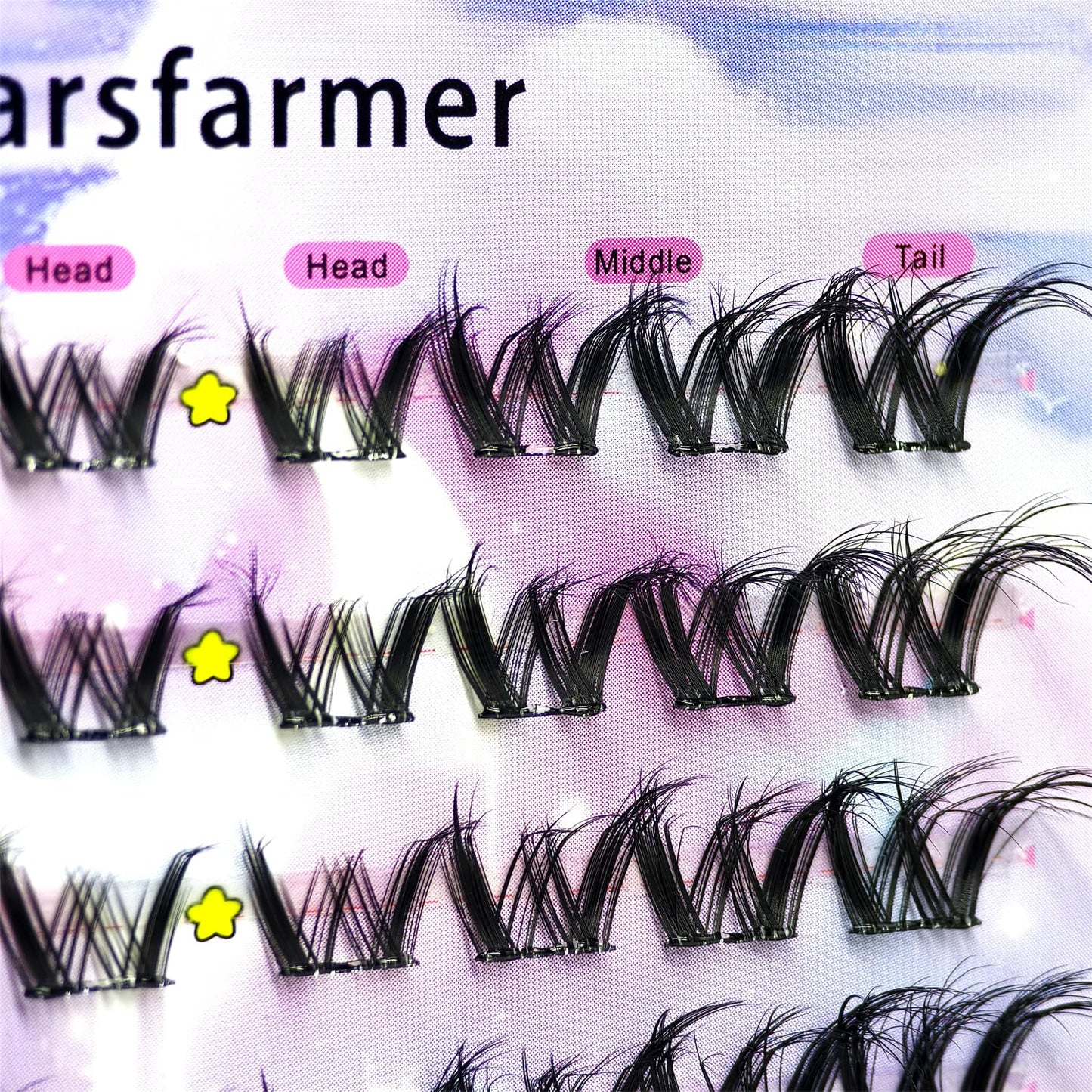 Marsfarmer Thick Fluffy Self Adhesive Eyelashes Clusters Extension, 11-14mm 80pcs Pre-Glue False Eyelashes Clusters Set, Individual Lashes, No Glue… Beauty & Personal Care Marsfarmer