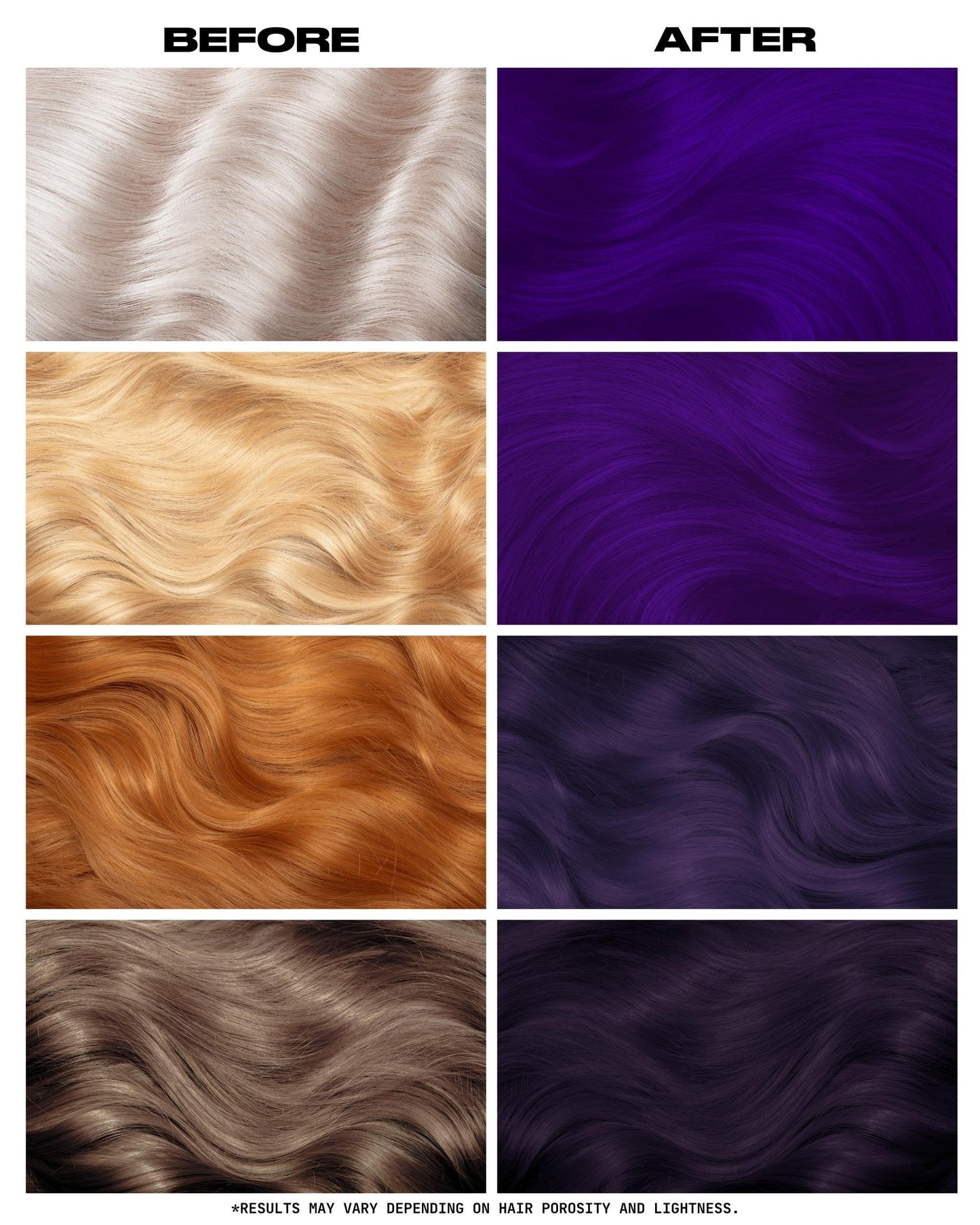 Lunar Tides Semi-Permanent Hair Color (43 colors) (Dark Violet, 8 fl. oz.) Beauty & Personal Care Lunar Tides