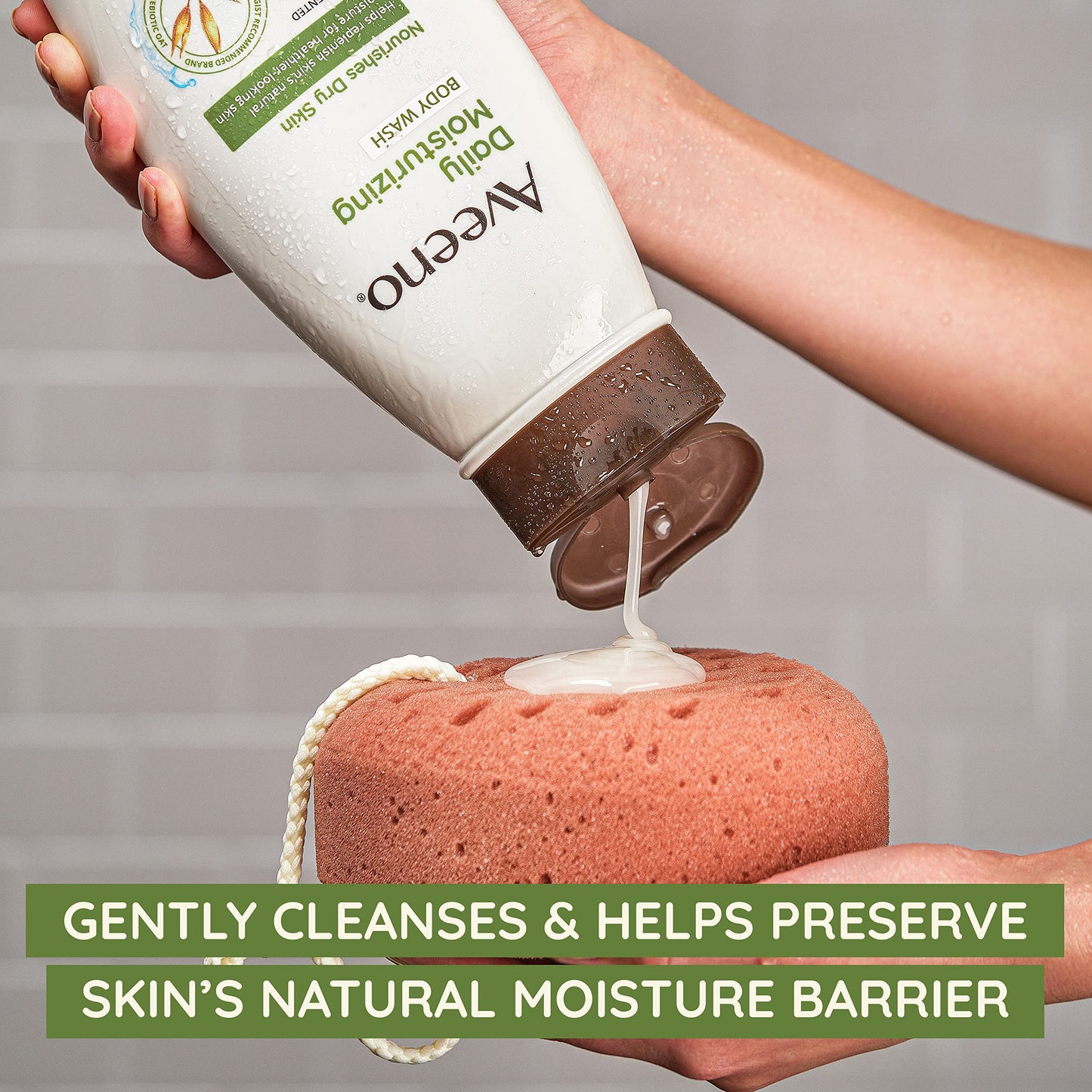 Aveeno Daily Moisturizing Body Wash for Sensitive Skin + Prebiotic Oat, Gently Cleanses, Nourishes & Feels Moisturizing Dry Skin, Light Fragrance Beauty & Personal Care Aveeno
