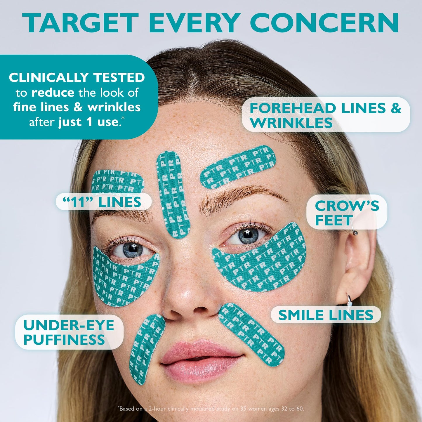 Peter Thomas Roth | Peptide Skinjection™ Peptide-Infused Face & Eye Tape | Face Tape For Wrinkles and Aging Skin | Peptide Face Tape Beauty and Personal Care Peter Thomas Roth