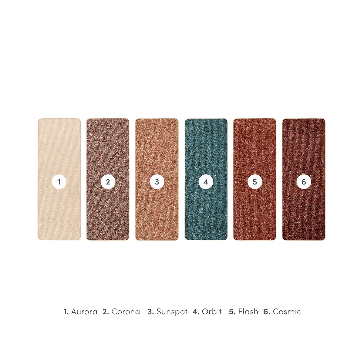 jane iredale PurePressed Eye Shadow Palette, Solar Flare, 0.12 oz.