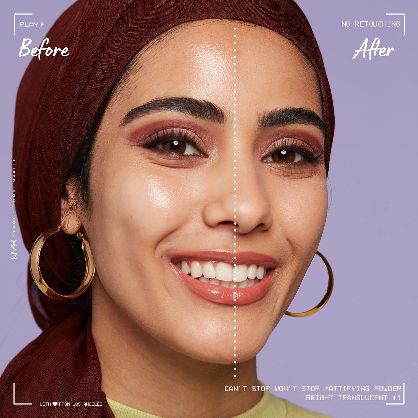 NYX PROFESSIONAL MAKEUP Can't Stop Won't Stop Mattifying Pressed Powder - Bright Translucent Beauty & Personal Care NYX PROFESSIONAL MAKEUP
