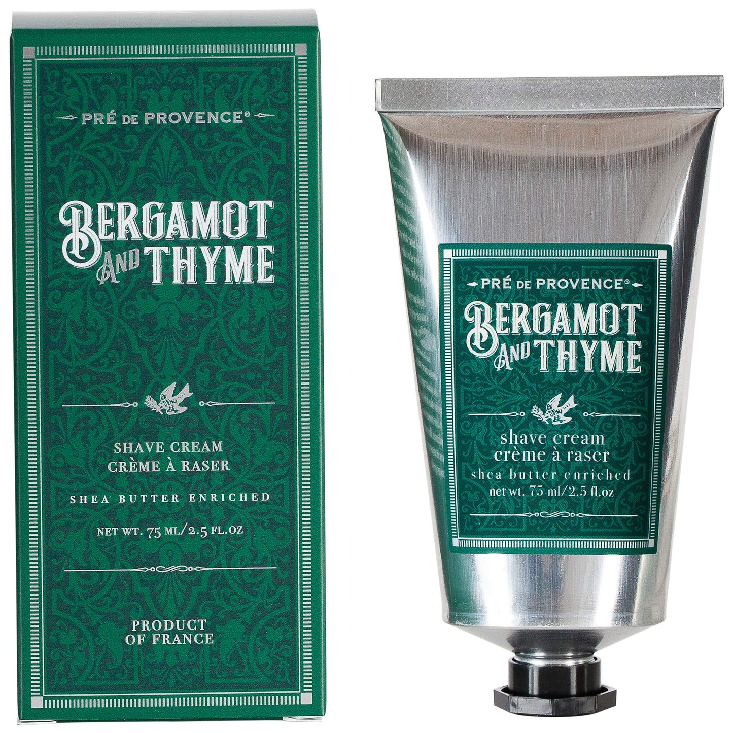 Pre de Provence Bergamot & Thyme Men's Fragrance Collection, Shave Cream, 75 ML Beauty & Personal Care Pre de Provence
