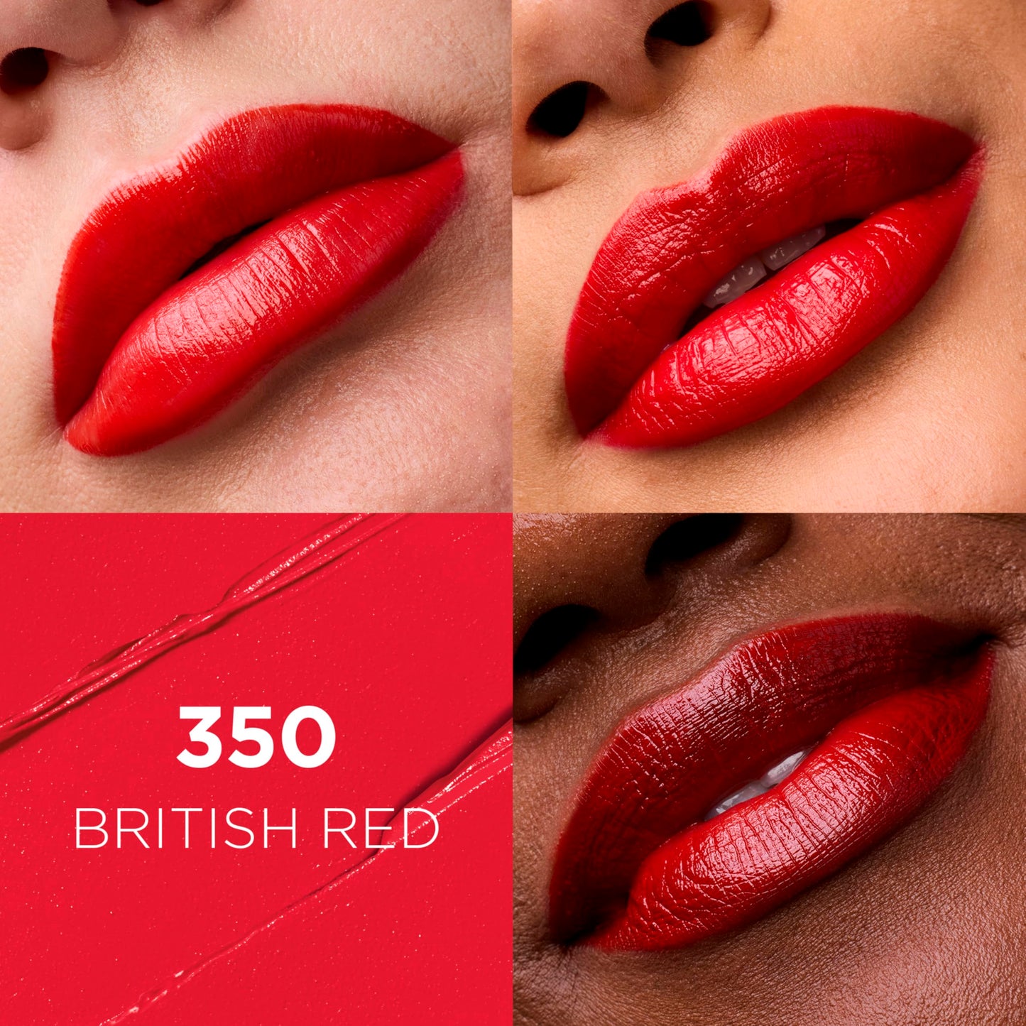 L'Oreal Paris Colour Riche Original Creamy, Hydrating Satin Lipstick with Argan Oil and Vitamin E, British Red , 1 Count Beauty & Personal Care L'Oreal Paris