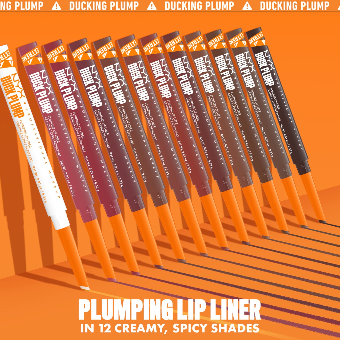 NYX PROFESSIONAL MAKEUP Duck Plump Plumping Lip Liner, Matte Pencil With Up To 10HR Wear, Ducking Clear (Clear Lip Liner) Beauty & Personal Care NYX PROFESSIONAL MAKEUP
