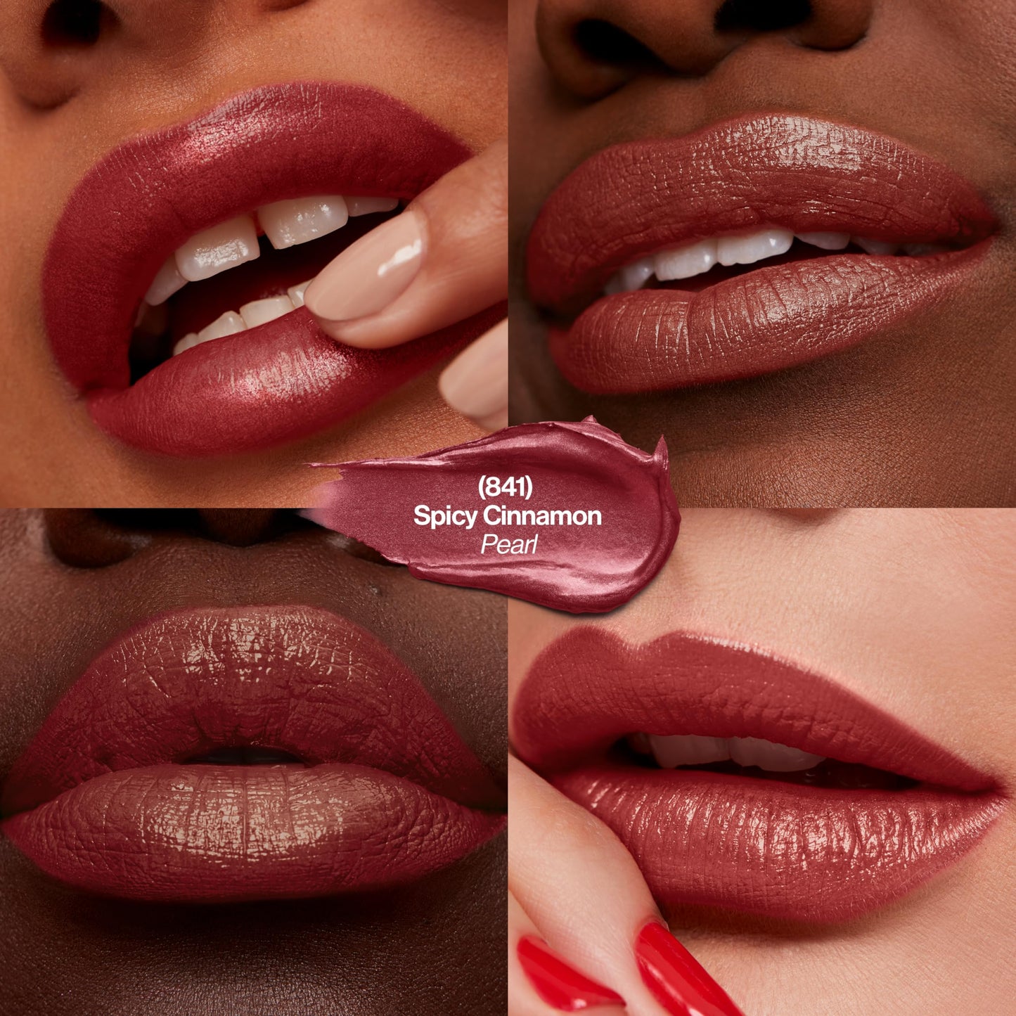 Revlon Super Lustrous Lipstick, Creamy Formula For Soft, Fuller-Looking Lips, Moisturized Feel, 641 Spicy Cinnamon, 0.15 oz Beauty & Personal Care REVLON