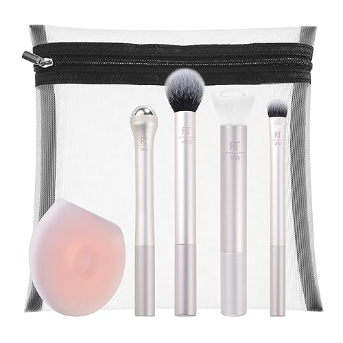 Real Techniques Limited Edition Me Time Makeup Brush and Skin Care, 6 Piece Valentine’s Day Gift Set, Perfect For Wife, Spouse, Girlfriend Beauty & Personal Care Real Techniques