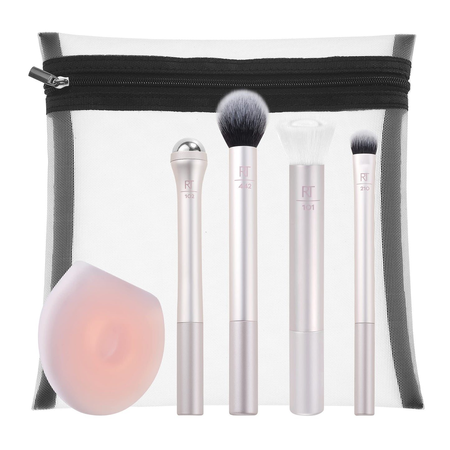 Real Techniques Limited Edition Me Time Makeup Brush and Skin Care, 6 Piece Valentine’s Day Gift Set, Perfect For Wife, Spouse, Girlfriend Beauty & Personal Care Real Techniques