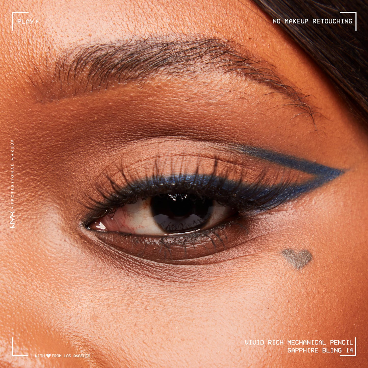 NYX PROFESSIONAL MAKEUP Mechanical Eye Pencil, Vivid Rich Mechanical, Creamy Retractable Eyeliner - Sapphire Bling, Deep Blue Eyeliner Beauty & Personal Care NYX PROFESSIONAL MAKEUP