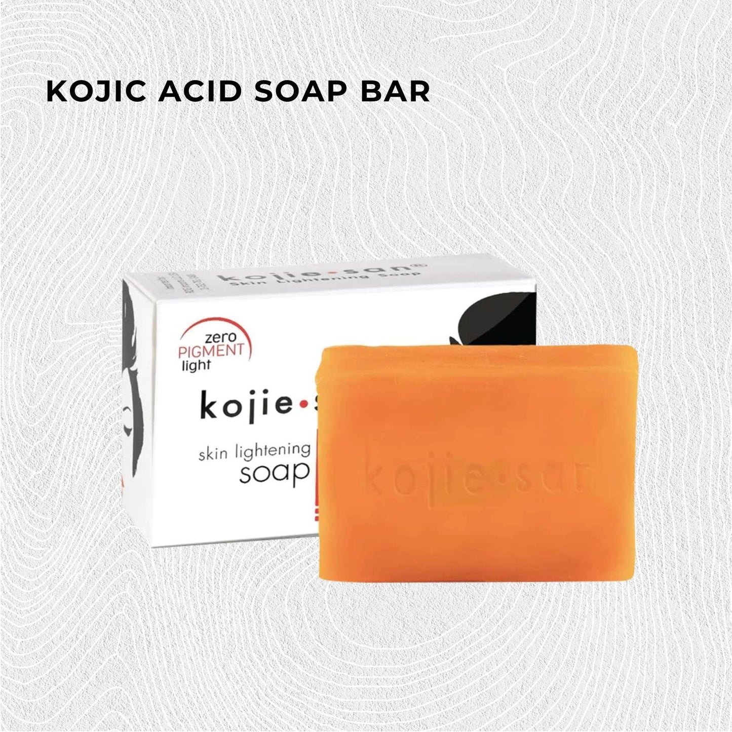 Kojie San Original Kojic Acid Soap for Face and Body - Dark Spot Remover, Gentle Cleansing Bar with Coconut Oil, Tea Tree Oil, and Glycerin - Helps Beauty and Personal Care Kojie San