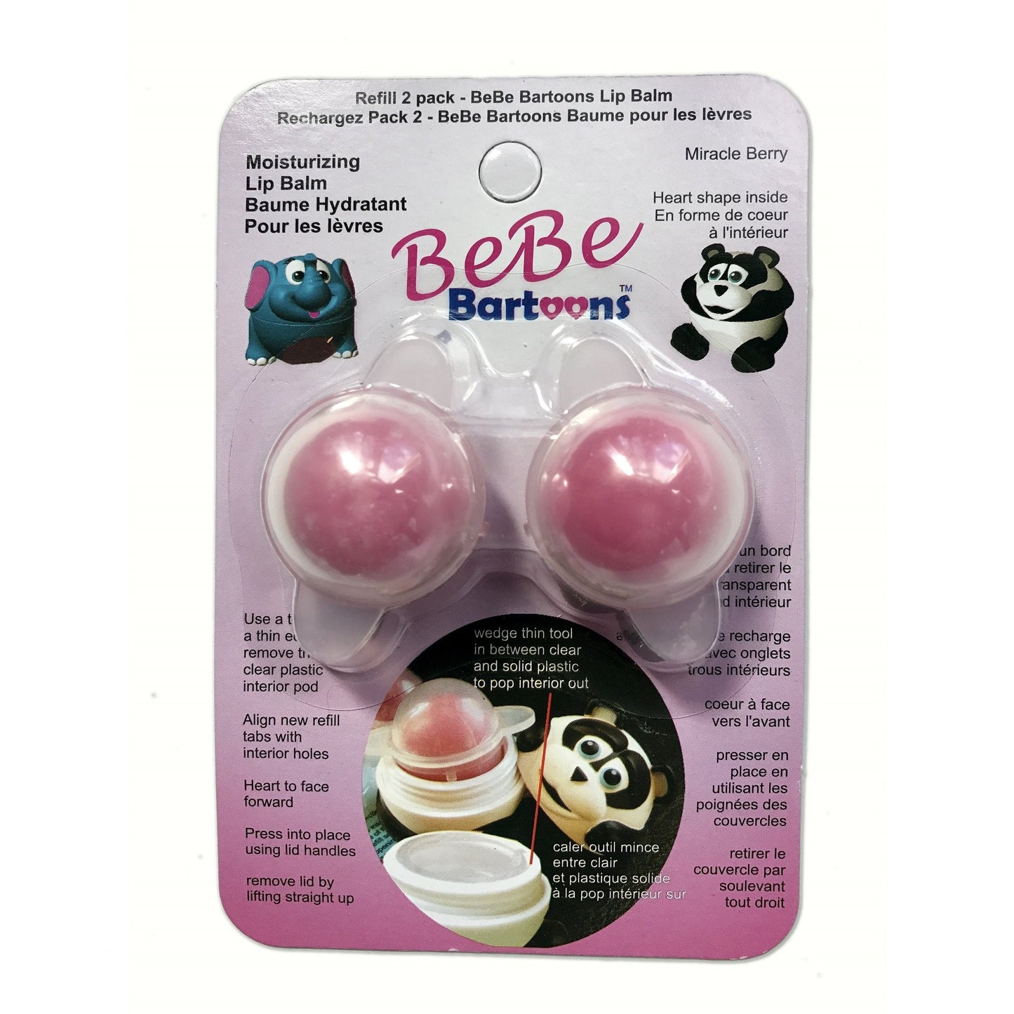 BeBe Bartoons Ladybug Lip Balm with Pink Lemonade scent Beauty and Personal Care BeBe Bartoons