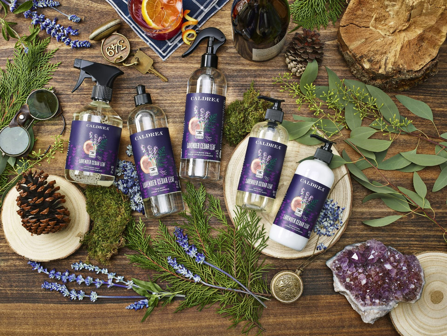 Caldrea Hand Soap Refill, Aloe Vera Gel, Olive Oil And Essential Oils To Cleanse And Condition, Lavender Cedar Leaf, 32 Oz Beauty & Personal Care Caldrea