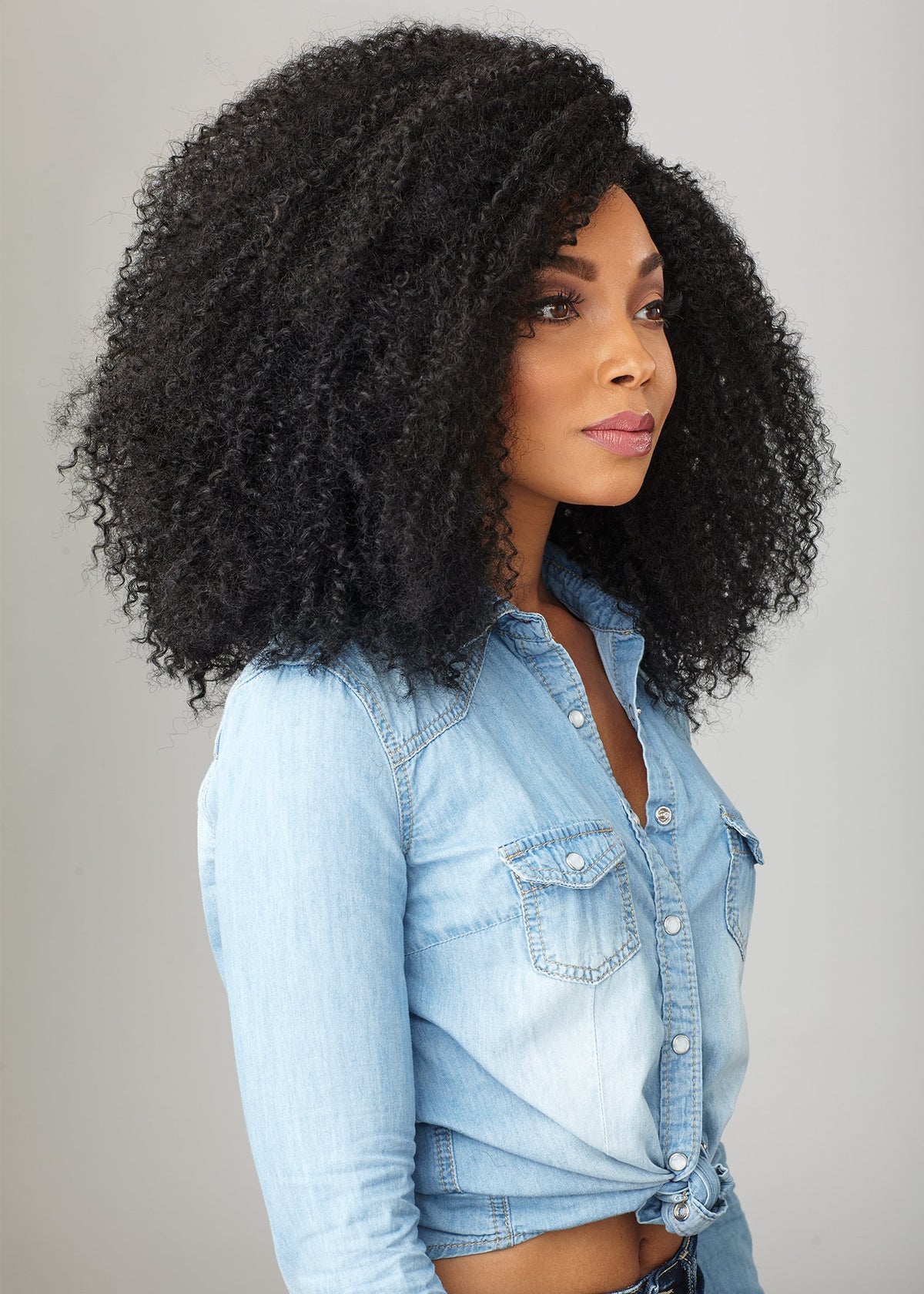 Sensationnel Curls Kinksandco LaceWig-The Game Changer, 4 MEDBROWN