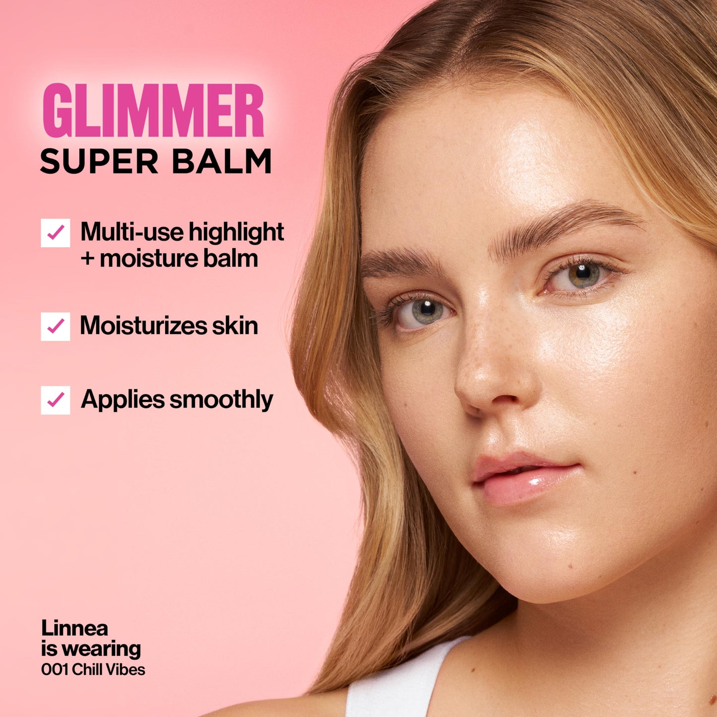 Revlon Glimmer Super Balm, Multi-Use Face Highlighter Makeup for a Glowy Finish, 001 Chill Vibes, 0.06 oz Beauty & Personal Care REVLON
