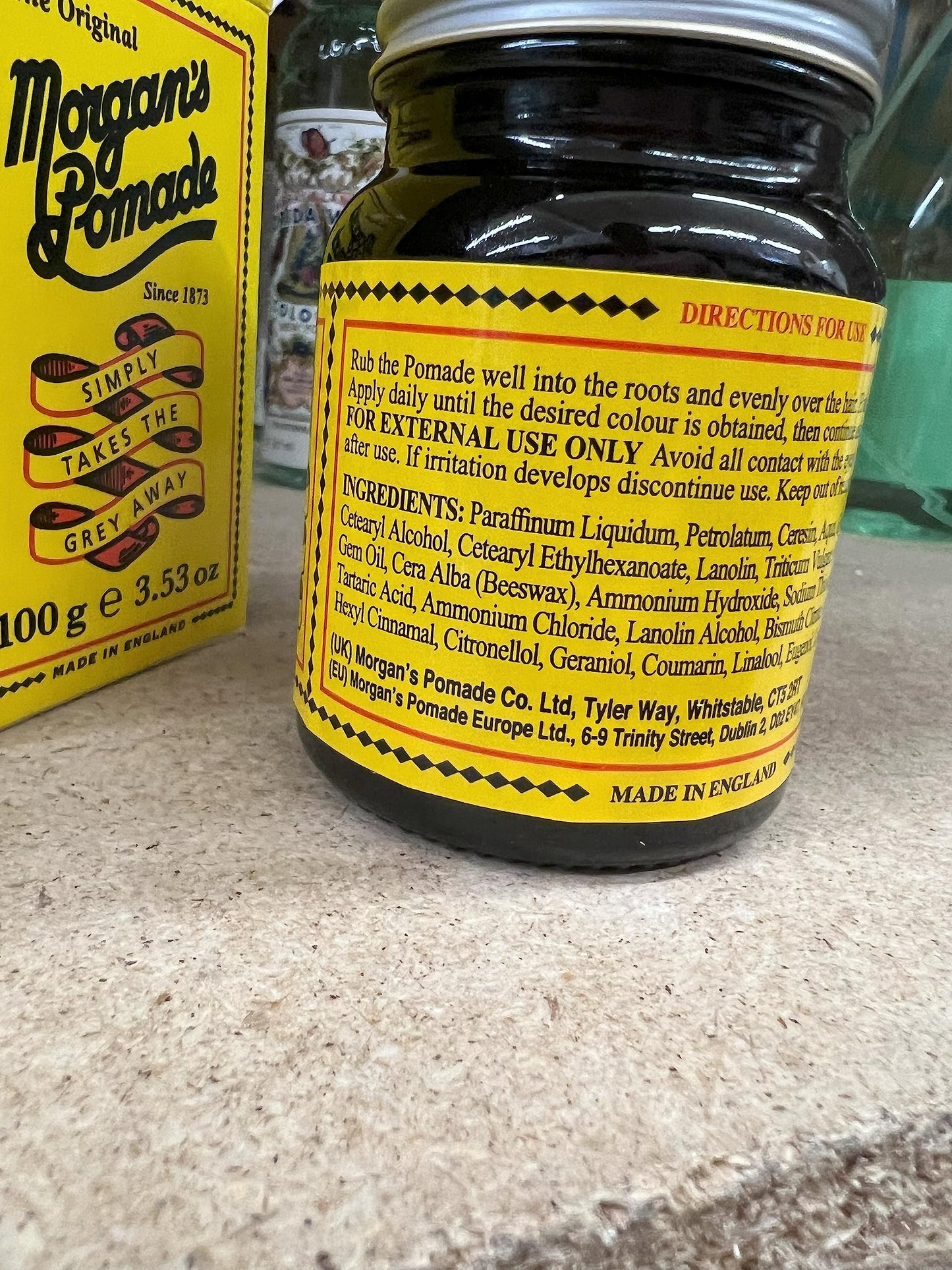 MORGAN'S POMADE "The Original" Simply takes the grey away! 3.53 oz (100 g) - 2PACK Beauty & Personal Care Morgans
