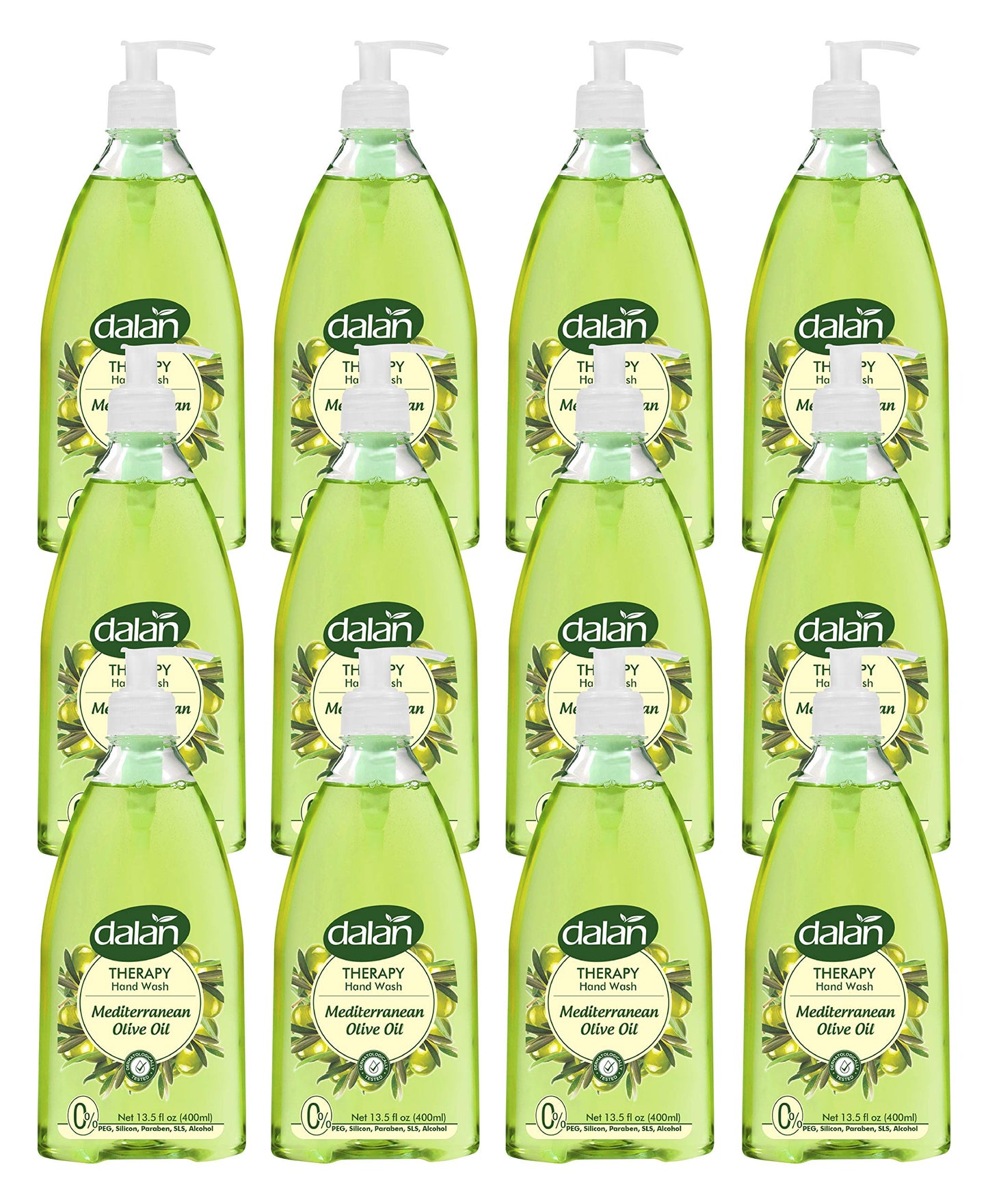 Dalan Therapy Mediterranean Olive Oil Ultra Moisturizing Liquid Hand Soap for Normal and Dry Hands Fresh Clean and Soft Feeling (13.5 Fl Oz / 400 mL Beauty & Personal Care Dalan