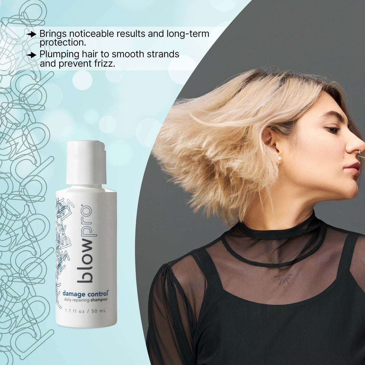 blowpro Damage Control Daily Repairing Shampoo 1.7 fl. oz.