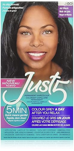 Just 5 Color Jet Black J-50 (3 Pack) Beauty & Personal Care Just 1