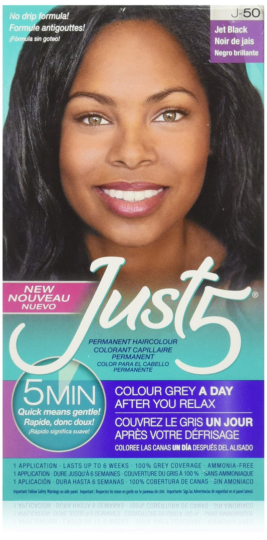 Just 5 Color Jet Black J-50 (3 Pack) Beauty & Personal Care Just 1