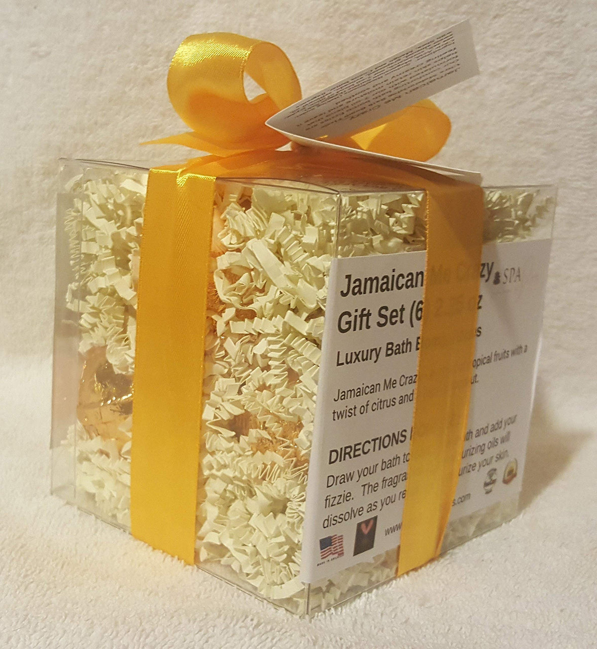 Spa Pure Jamaican Bath Bombs: JAMAICA ME CRAZY GIFT SET with 6 Bath Bomb Fizzies with Shea, Mango & Cocoa Butter, Ultra Moisturizing (14 Oz) Great… Beauty & Personal Care Spa Pure