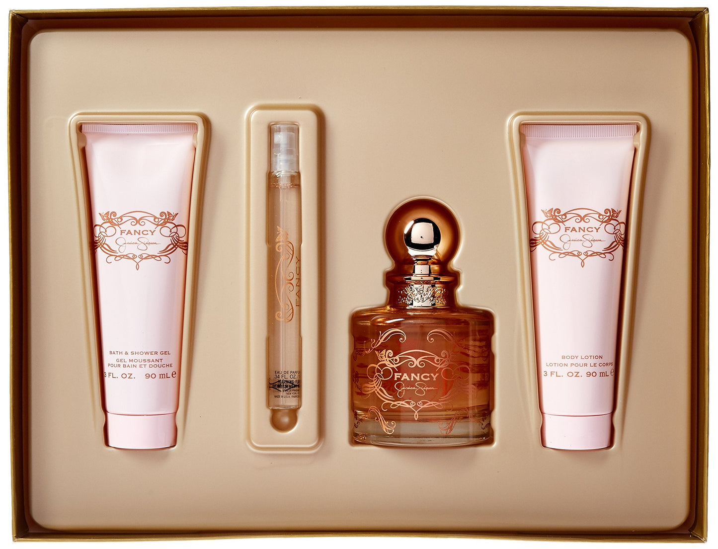 Jessica Simpson Fancy 4 Piece Gift Set Beauty & Personal Care Jessica Simpson