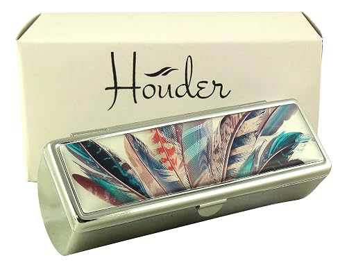 Houder Designer Lipstick Case with Mirror for Purse - Decorative Lipstick Holder with Gift Box - Velvet Lined - Protect Your Lipsticks in Style Beauty & Personal Care Houder