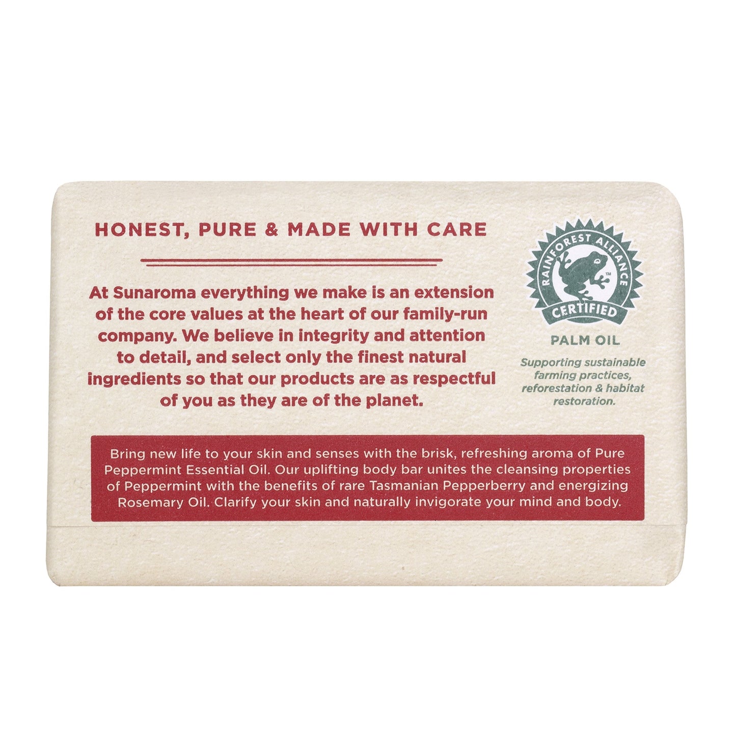 Sunaroma Peppermint Oil W/ Tasmanian Pepperberry and Alpine Rose Soap (8 Ounce) Beauty & Personal Care SUNAROMA