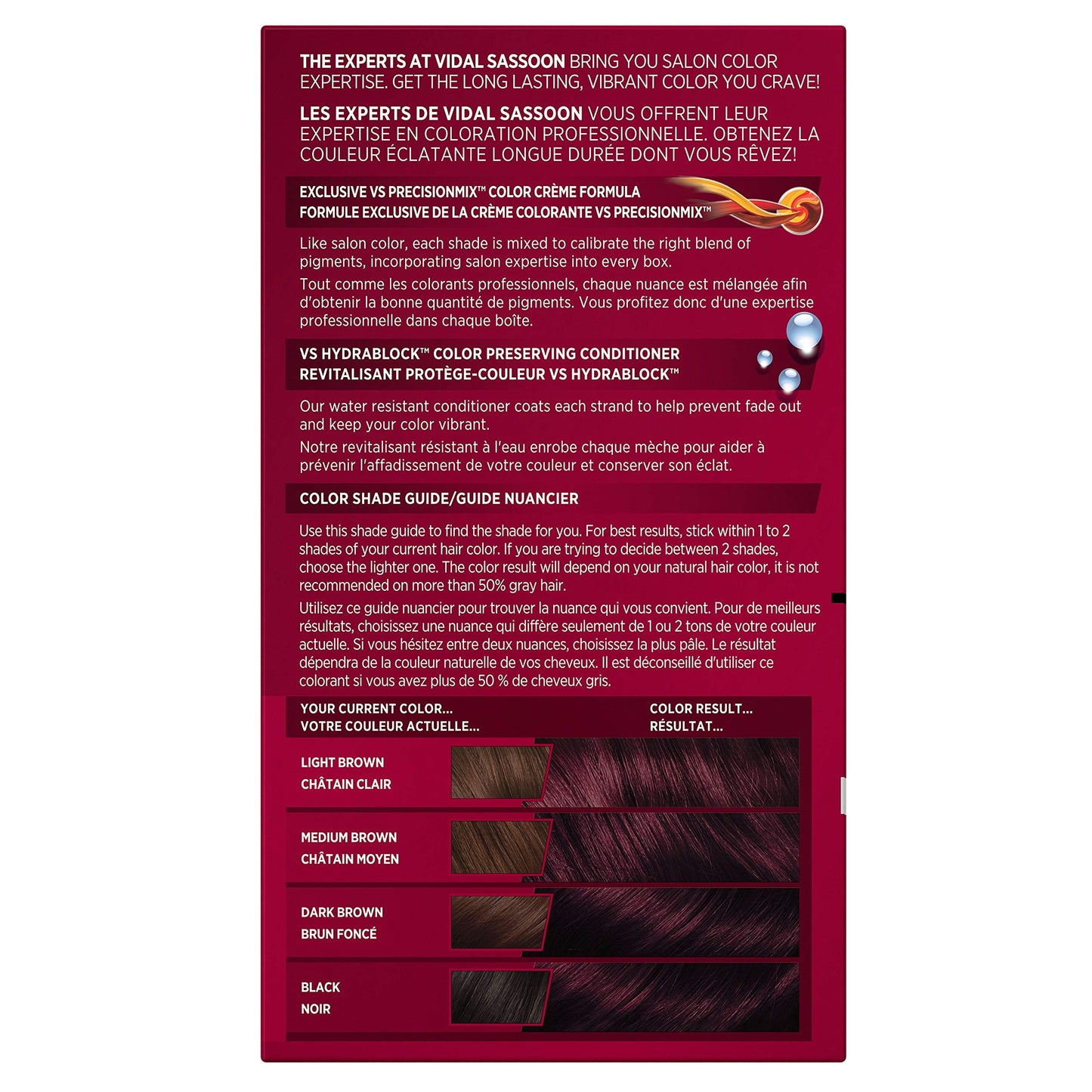 Vidal Sassoon Pro Series Permanent Hair Dye, 3VR Deel Velvet Violet Hair Color, Pack of 1 Beauty & Personal Care Vidal Sassoon