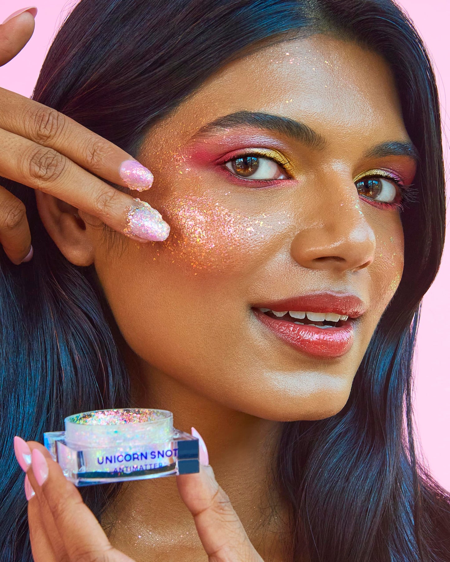 Unicorn Snot Antimatter Color-Shifting Glitter Paste - Plastic-Free Iridescent Body Glitter, Vegan & Cruelty-Free, Sweat-Proof Face & Body Paint, 0.5 Beauty & Personal Care UNICORN SNOT