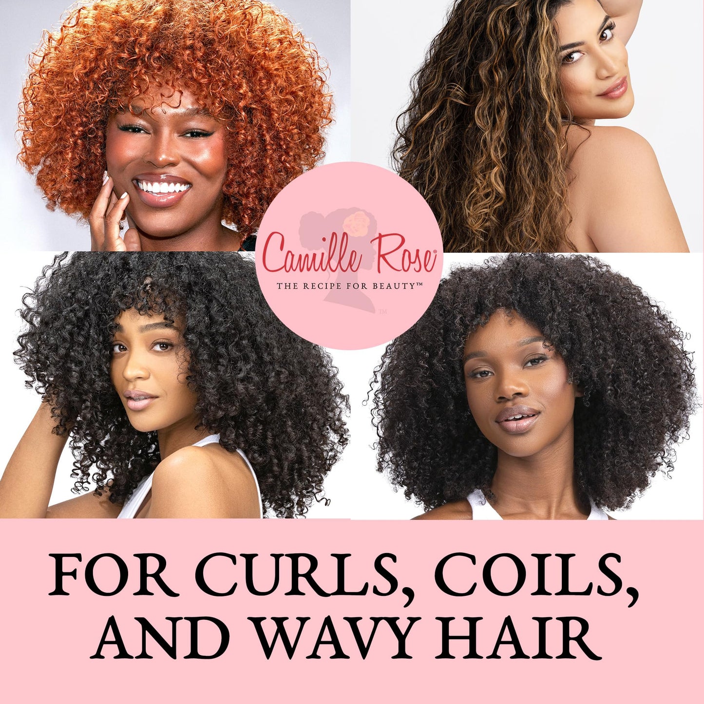 Camille Rose Guava Whipped Hair Styling Cream, with Kakadu Plum & Shea Butter to Detangle, Control Frizz & Define Strands, for All Hair Textures, 8 oz Beauty & Personal Care Camille Rose