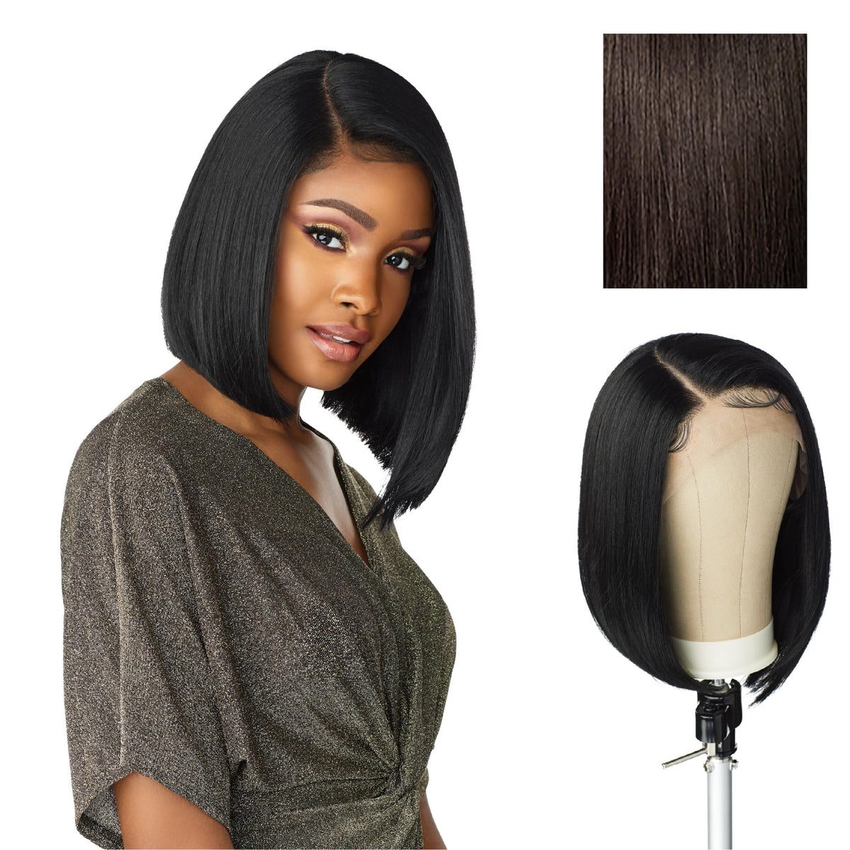 Sensationnel Butta LaceWig-Unit 1, 2 DARKBROWN