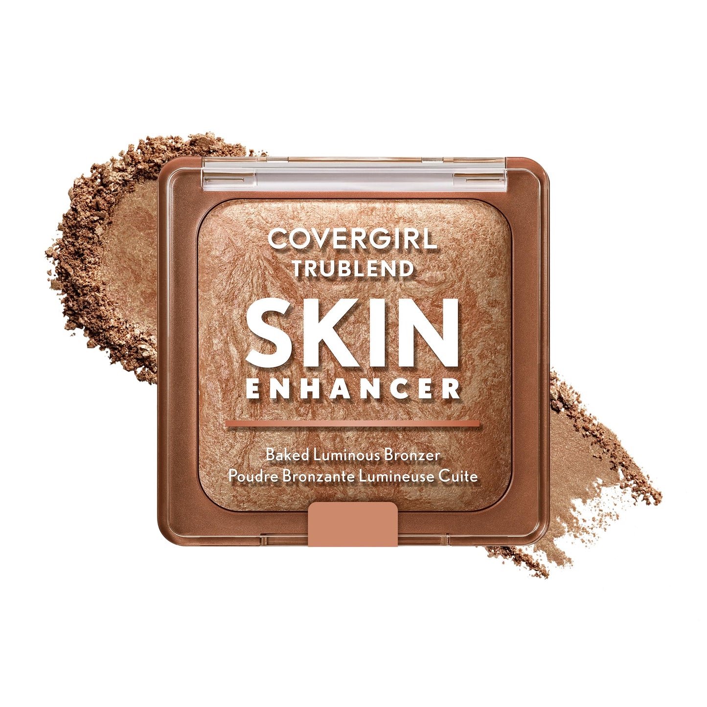 COVERGIRL TruBlend Skin Enhancer Baked Luminous Bronzer, with Hyaluronic Acid & White Rose Extract, Blends Seamlessly - 300 Honey Bun (Light Bronze Beauty and Personal Care COVERGIRL