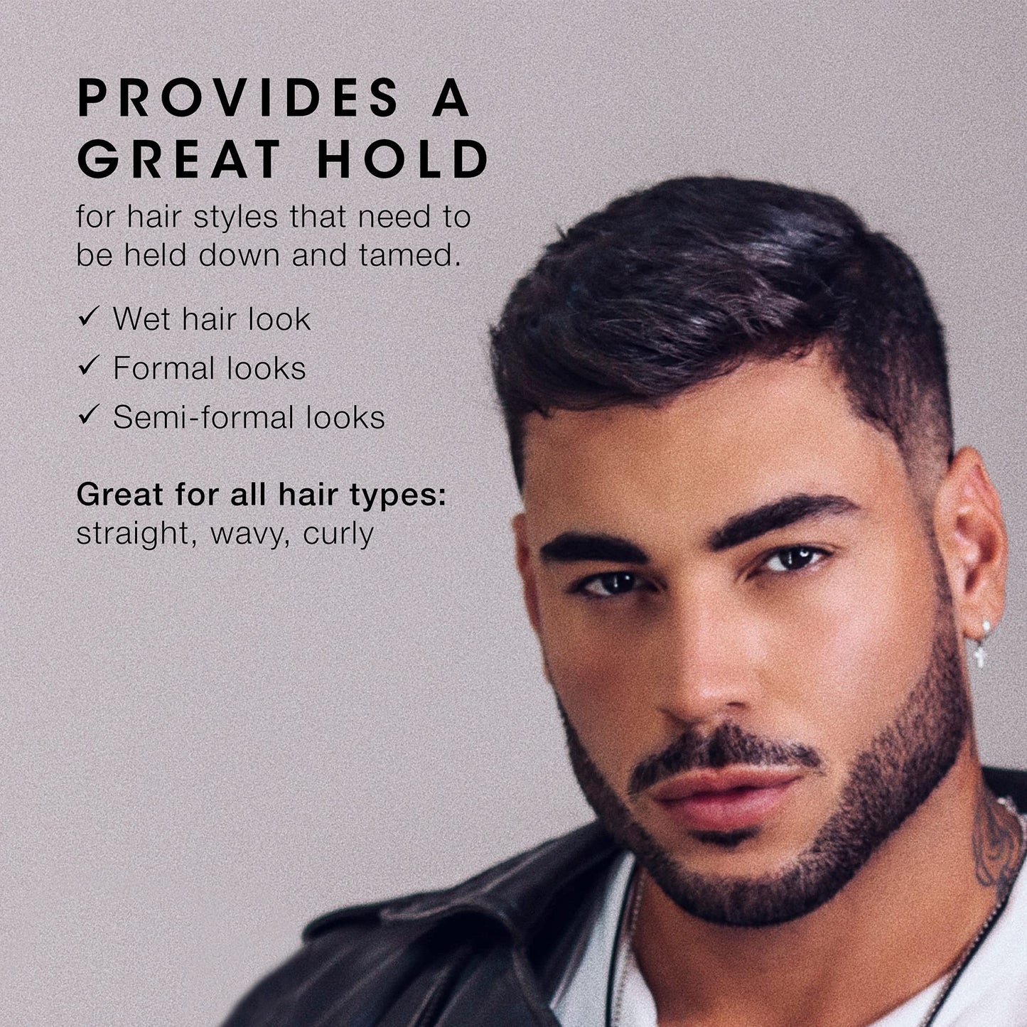 Pacinos Sleek - Signature Extra Hold Pomade with Shine, Long Lasting Definition, All Hair Types, 2 fl. oz. Beauty & Personal Care Pacinos