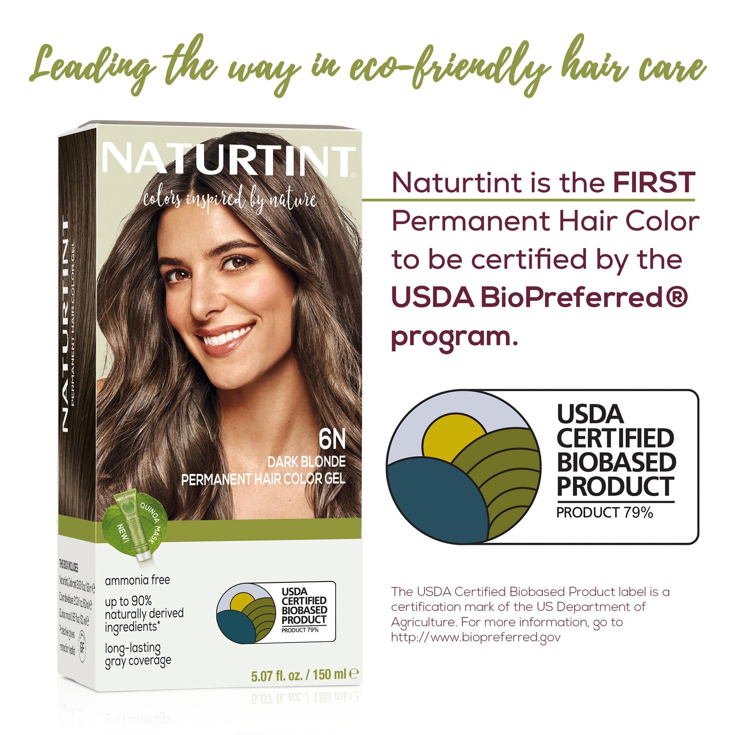 Naturtint 6N Dark Blonde Permanent Hair Color (Pack of 6), Ammonia Free, Vegan, Cruelty Free, up to 100% Gray Coverage, Long Lasting Results Beauty & Personal Care Naturtint