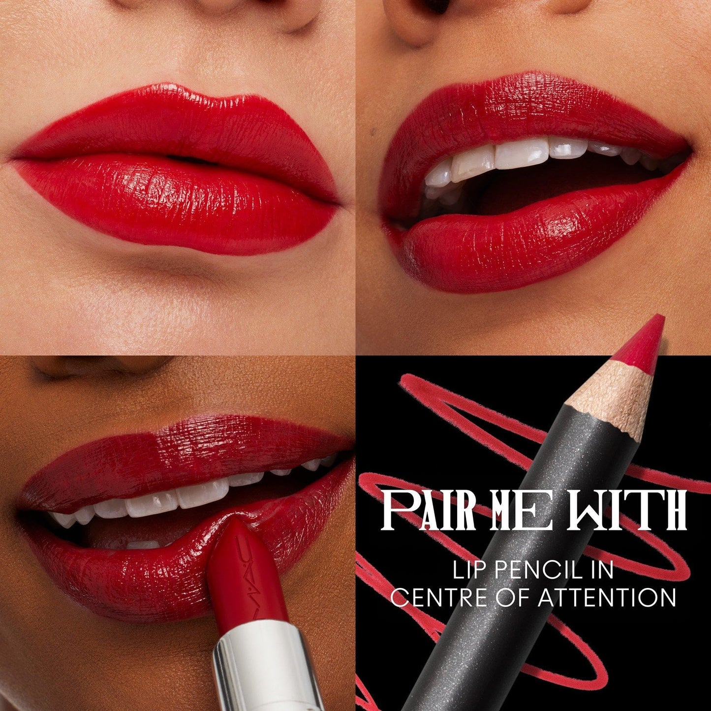 MAC M·A·Cximal Sleek Satin Lipstick Mini, Centre Of Attention, 0.06 Ounces Beauty & Personal Care MAC