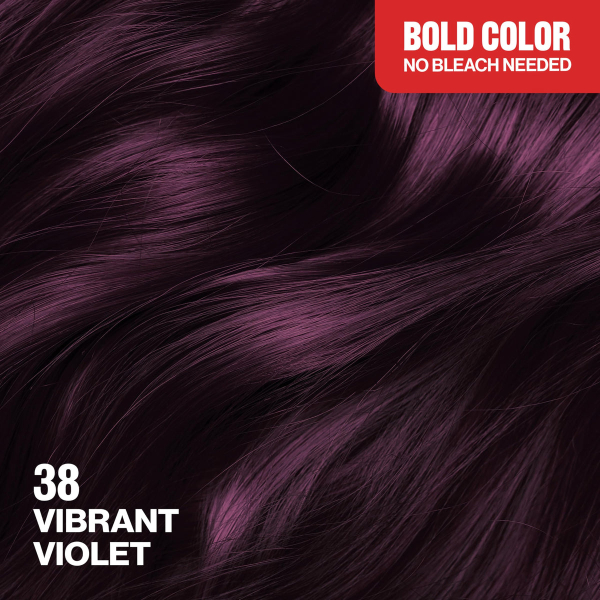 Revlon ColorSilk Permanent Hair Color with Bond Repair Complex, 38 Vibrant Violet, 3 pack Beauty & Personal Care REVLON
