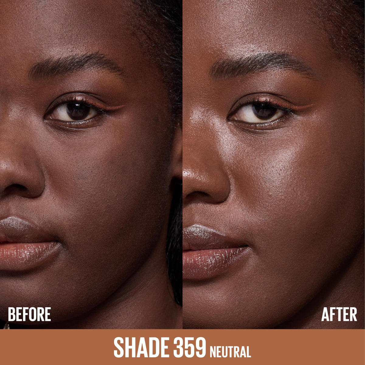 Maybelline Lifter Plump & Glow Foundation, Liquid Foundation with 2% Niacinamide + Hyaluronic Acid, Plumping and Brightening Face Makeup, 359, 1 Count