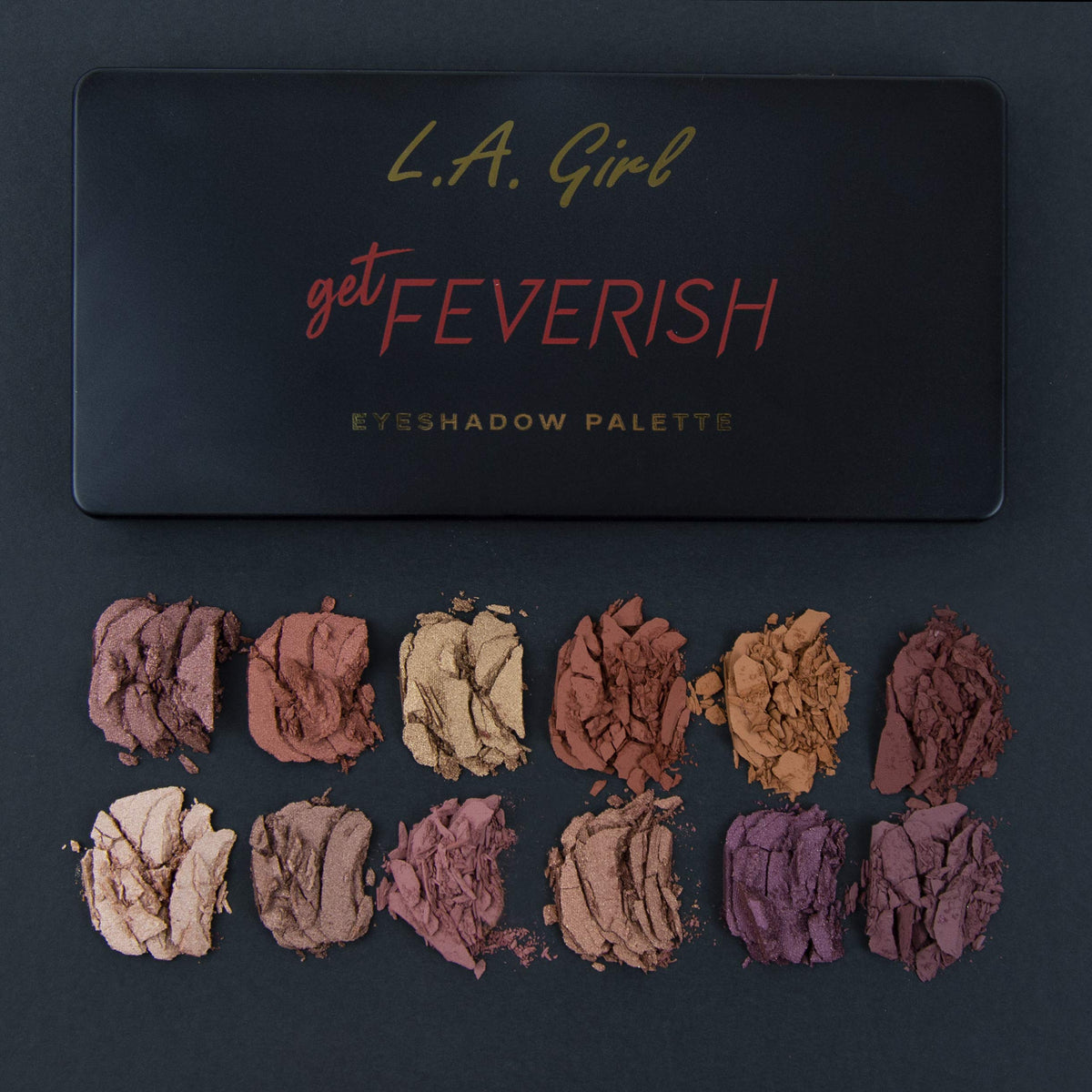 L.A. Girl Fanatic Eyeshadow Palette, Get Feverish GES415