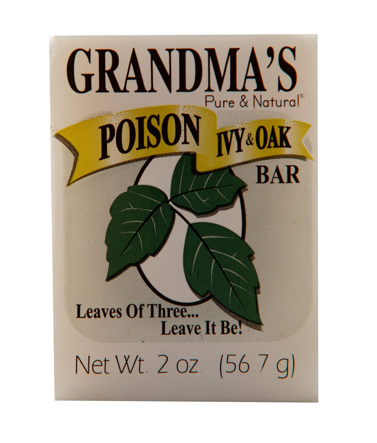 Grandma's Poison Ivy Soap Bar - 2.0 oz Itch Relief Wash with Jewelweed & Colloidal Oatmeal - 67012 Beauty & Personal Care GRANDMA'S PURE & NATURAL