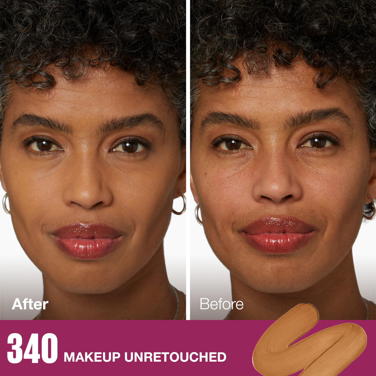 Maybelline Instant Age Rewind Eraser Foundation with SPF 20 and Moisturizing ProVitamin B5, 340, 1 Count