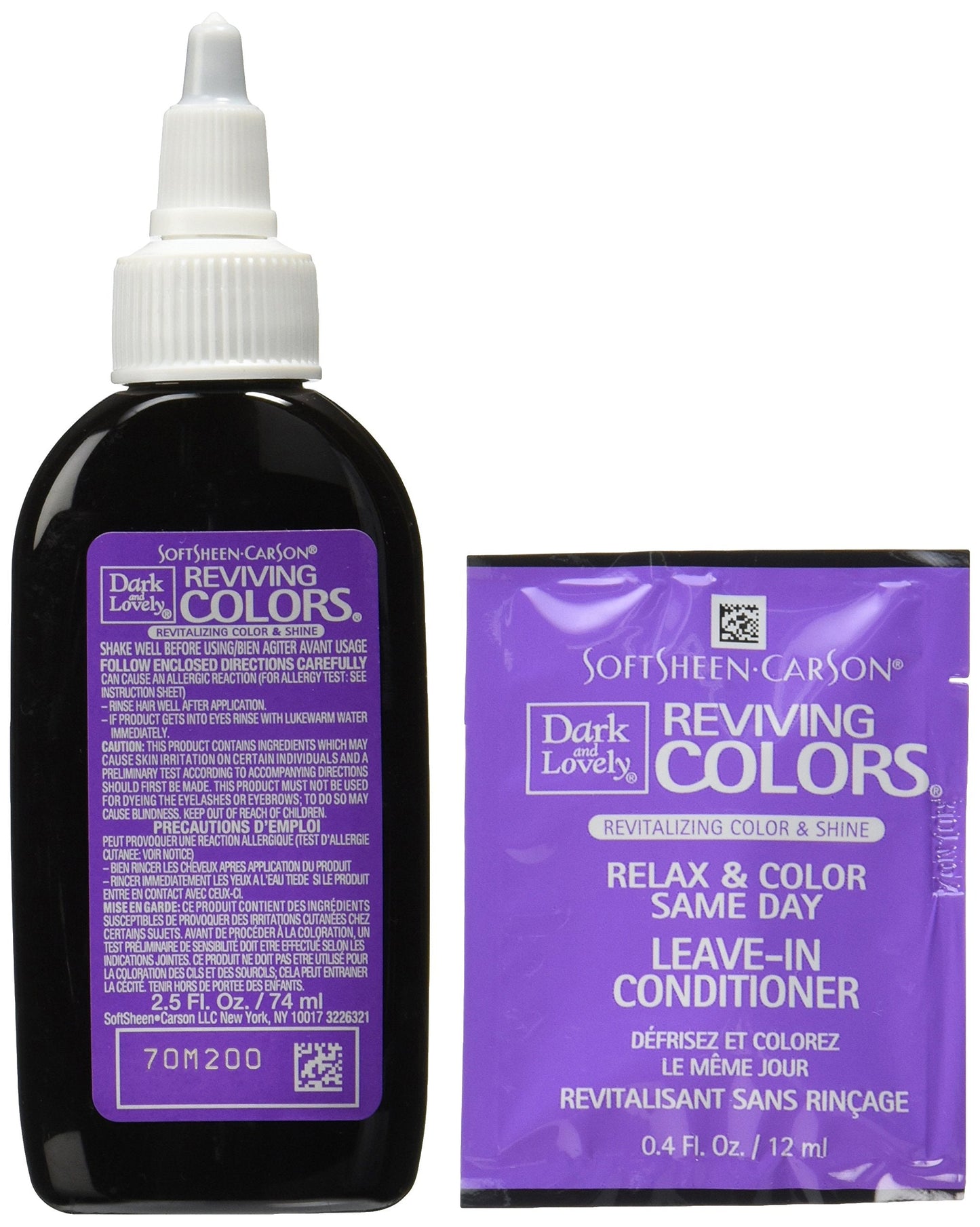 SoftSheen-Carson Dark and Lovely Reviving Colors Nourishing Color & Shine, Natural Black 395 Beauty & Personal Care SoftSheen