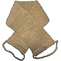 Large Natural Exfoliating Hemp Back Scrubber for Shower for Men and Women - Deep Clean & Invigorate Your Skin - Machine Wash and Dry - Double Sided Beauty & Personal Care Mr.Cui'shop