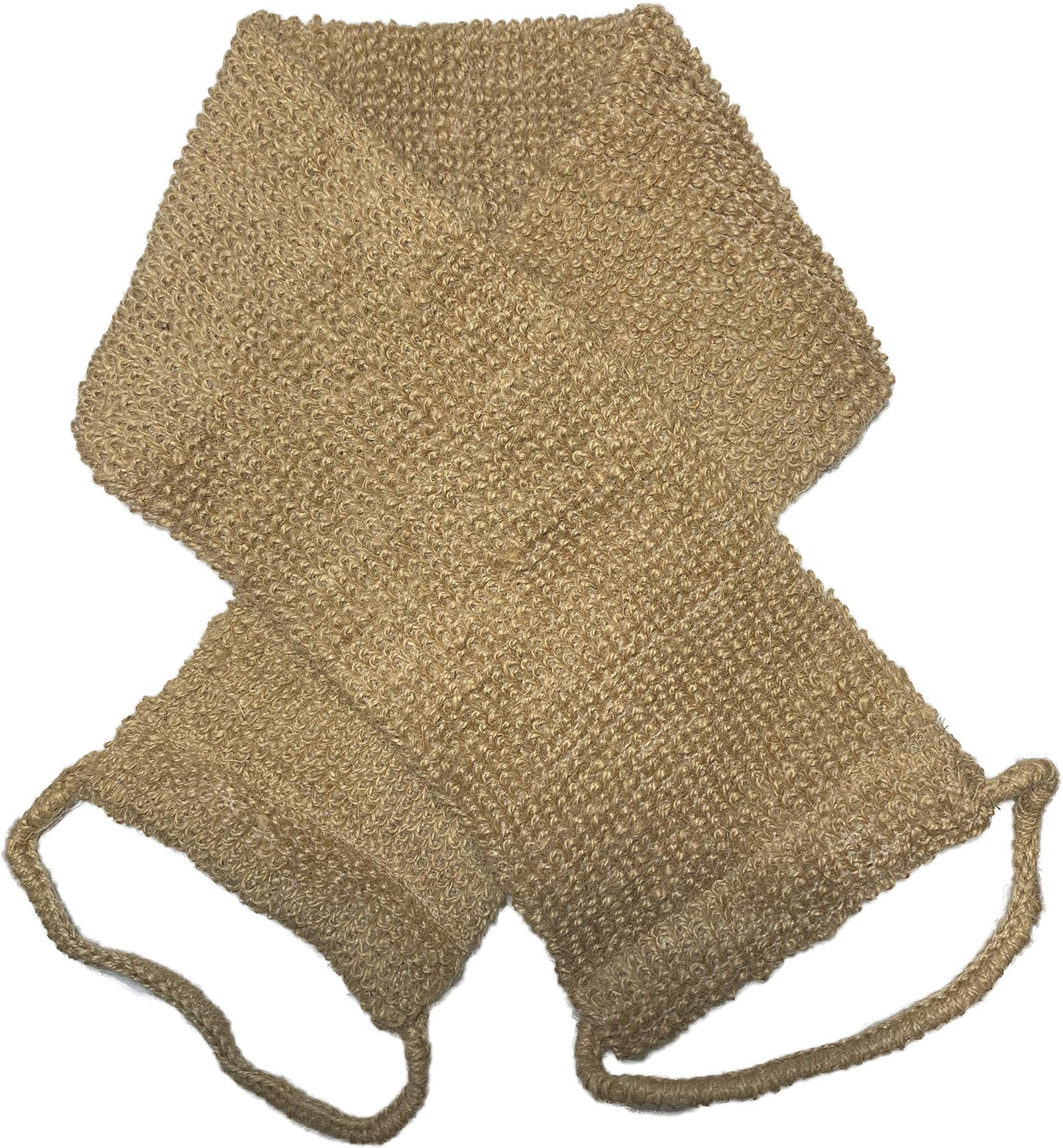 Large Natural Exfoliating Hemp Back Scrubber for Shower for Men and Women - Deep Clean & Invigorate Your Skin - Machine Wash and Dry - Double Sided Beauty & Personal Care Mr.Cui'shop