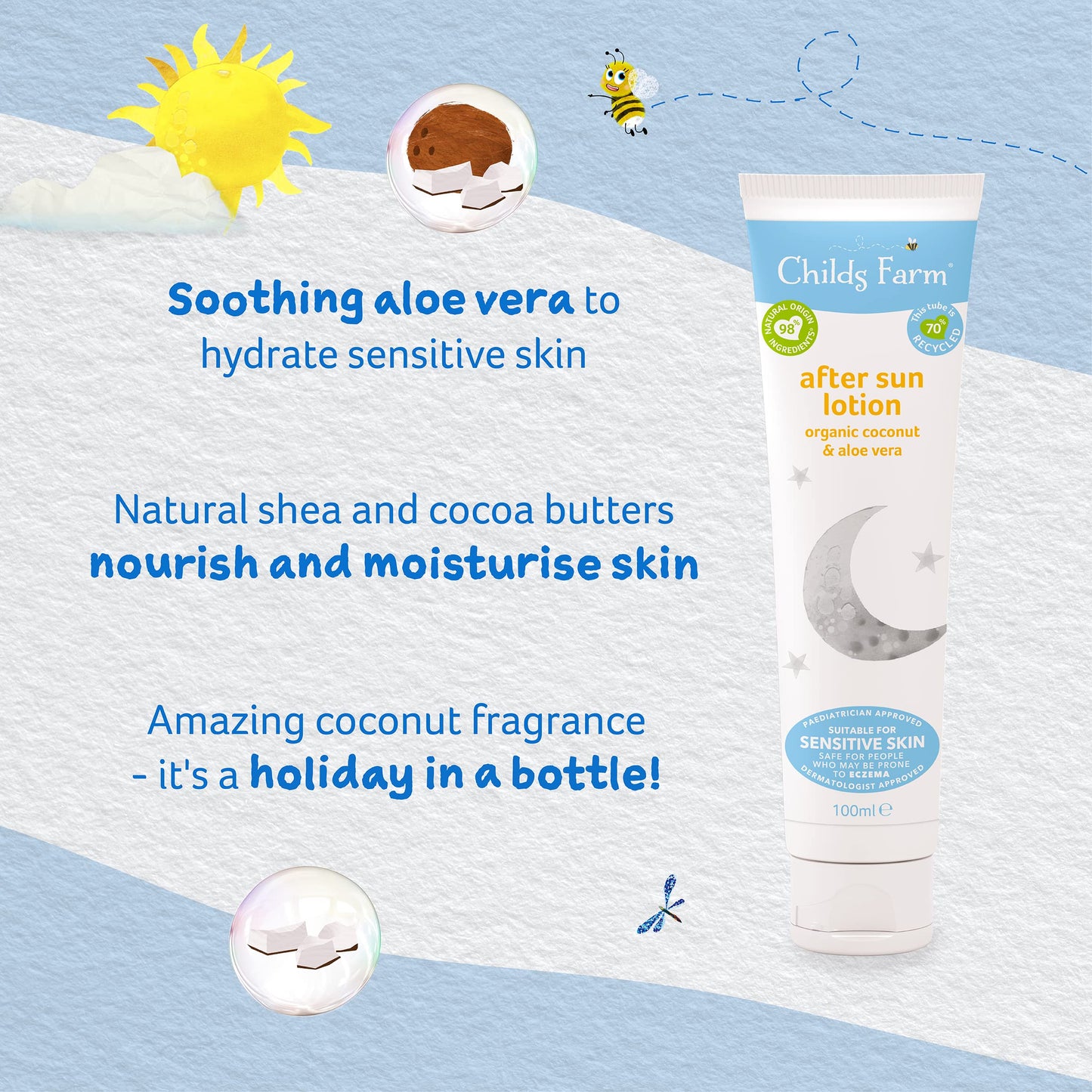Childs Farm After Sun for Cool Skin 100ml Beauty & Personal Care Childs Farm